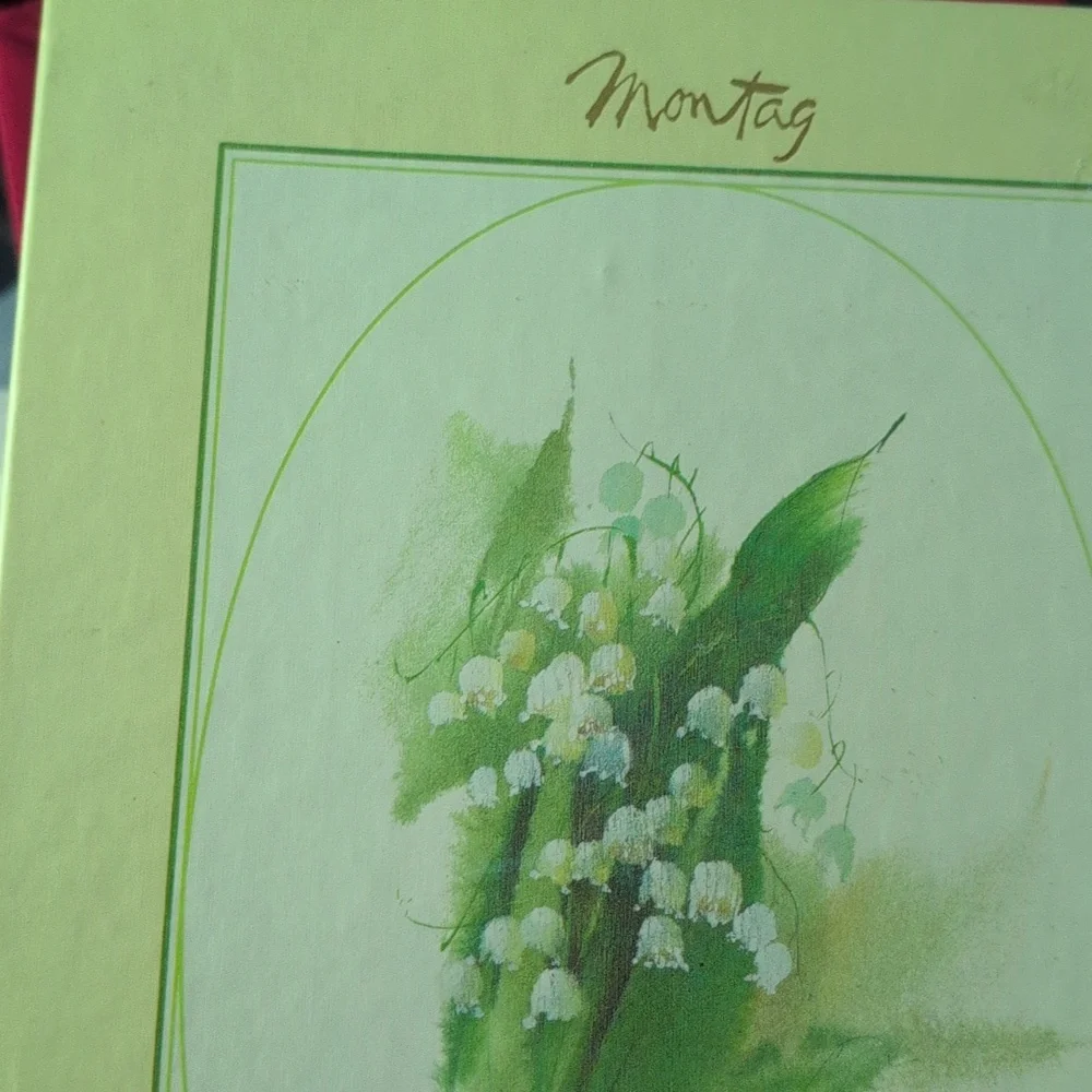 Vintage Montag Mead‎ Cumberland Lily of the valley Floral Stationery Set NIP